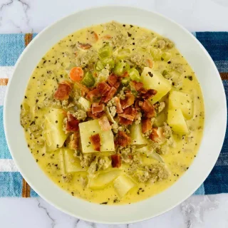 Bacon Cheeseburger Soup