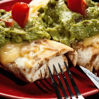 Baked Beef Chimichangas