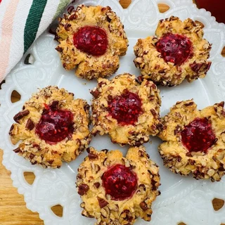 Jam Thumbprint Cookies