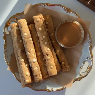 White Chocolate Chip Biscoff Cookie Fries