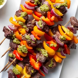 Beef Kabobs in Oven