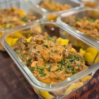 High Protein Low Cal Beef Stroganoff