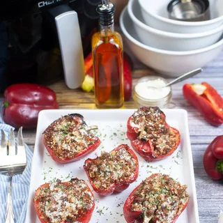 Air Fryer Stuffed Peppers