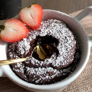 Lava Cake Baked Oats