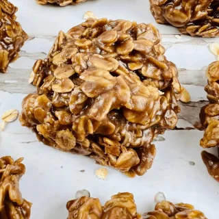 Chocolate No Bake Peanut Butter Oatmeal Cookies