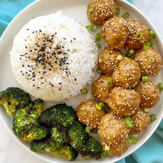 Egg Free Teriyaki Chicken Meatballs