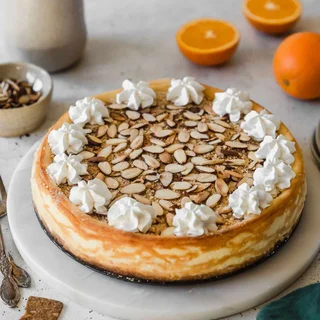 Mascarpone Cheesecake With Orange & Amaretto