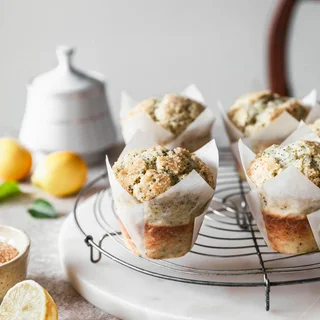 Ricotta Lemon Poppy Seed Muffins