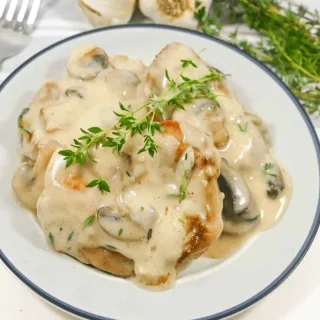 Pork Chops with Mushroom Gravy