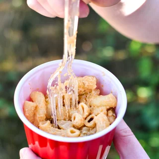 Quick Smoky White Cheddar Camping Mac and Cheese