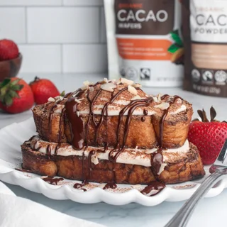 Vegan Tiramisu French Toast