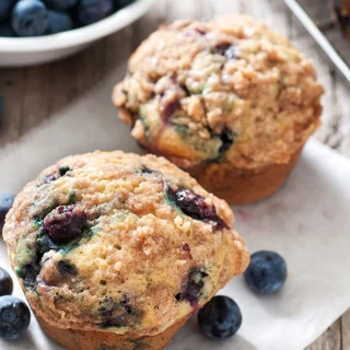 Old Fashioned Blueberry Muffins