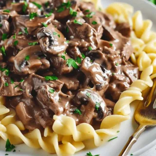 Venison Stroganoff