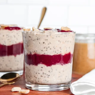 PB&J Overnight Oats