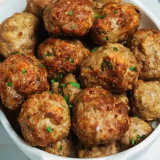 Air Fryer Turkey Meatballs