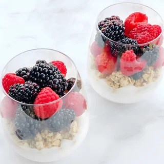 Vegan Mixed Berry Yogurt Parfait