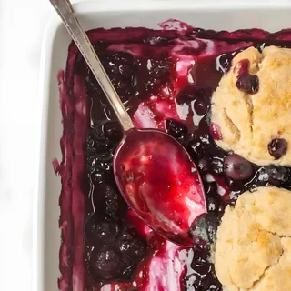 Gluten Free Blueberry Cobbler