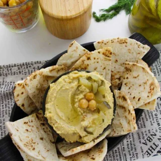 Dill Pickle Hummus