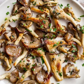 Garlic Butter Oyster Mushrooms
