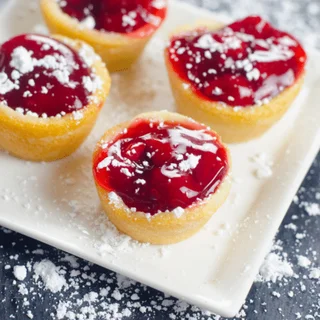 Cherry Pie Cookie Cups