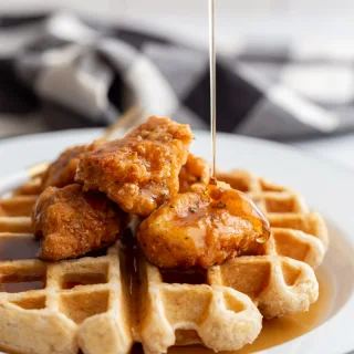 Vegan Chicken and Waffles