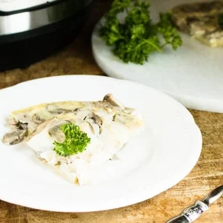 Instant Pot Mushroom and Swiss Frittata