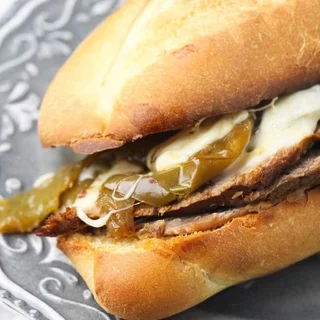 Instant Pot Philly Cheesesteak Sandwiches