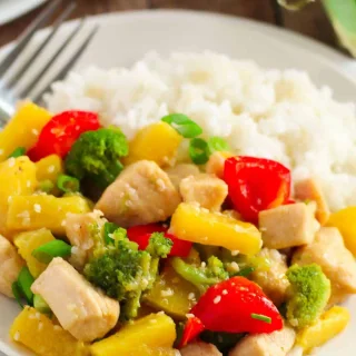 Pineapple Chicken Stir Fry