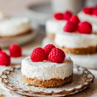 No Bake Mini Cheesecakes