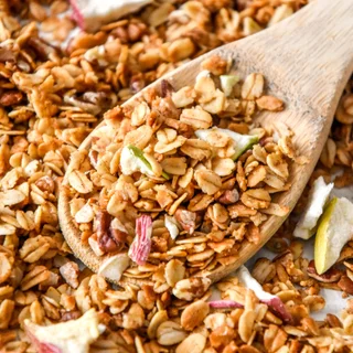 Homemade Apple Pie Spiced Granola