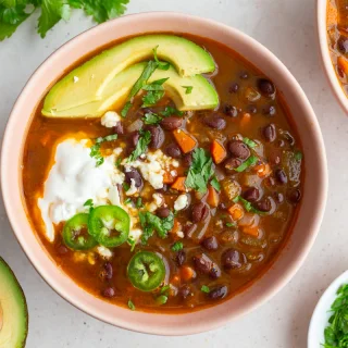 Quick & Easy Black Bean Soup