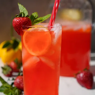 Strawberry Mint Lemonade