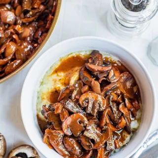Mushrooms Bourguignon