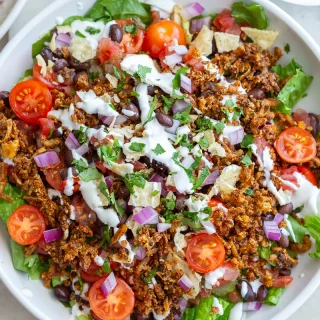 Crispy Tofu Rice Bowls