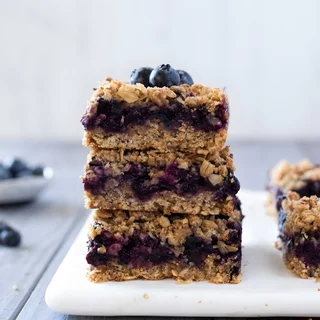 Blueberry Crumble Bars
