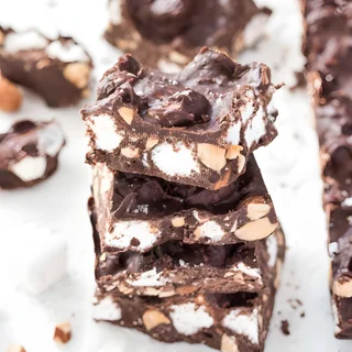 Dark Chocolate Rocky Road Candy
