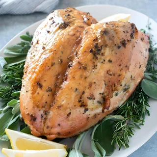Herb & Garlic Oven Roasted Turkey Breast