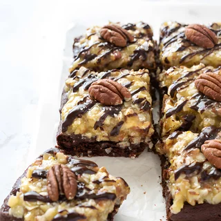 German Chocolate Brownies