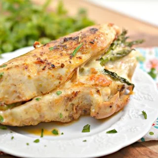Asparagus Stuffed Chicken