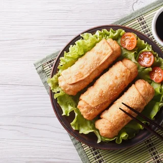 Fried Chicken Spring Rolls