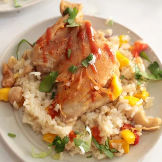 One-Pot Coconut Chicken and Rice