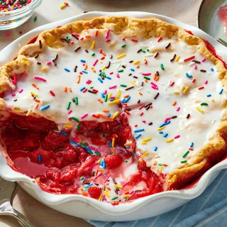 Strawberry Pop Tart Pie