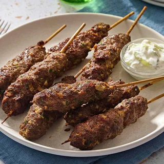 Air Fryer Beef Kofta Kebabs
