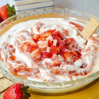Strawberry Cheesecake Dip with Cool Whip