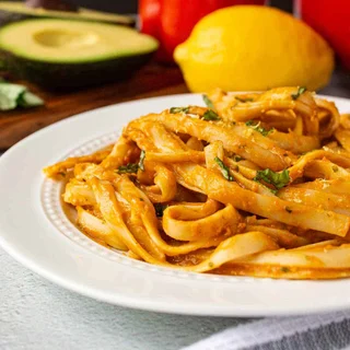 Avocado Bell Pepper Pasta