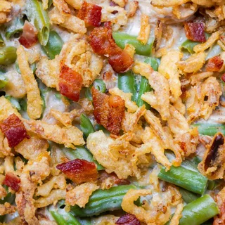 Green Bean Casserole with Bacon