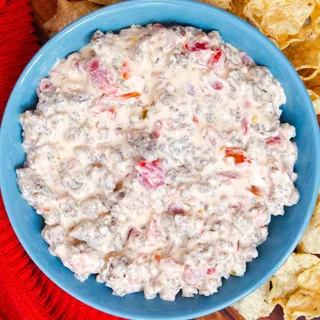 3-Ingredient Sausage Cream Cheese Dip