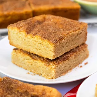 Snickerdoodle Cookie Bars with Cookie Mix
