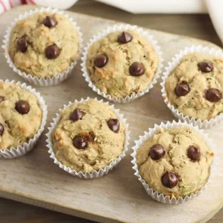 Healthy Chocolate Chip Muffins