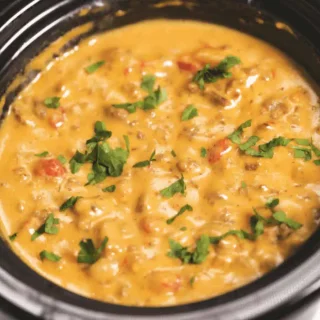 Crock Pot Cheeseburger Dip